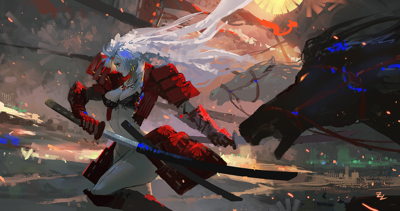Illustration for article titled A Blood Red Sunset Over Osaka
